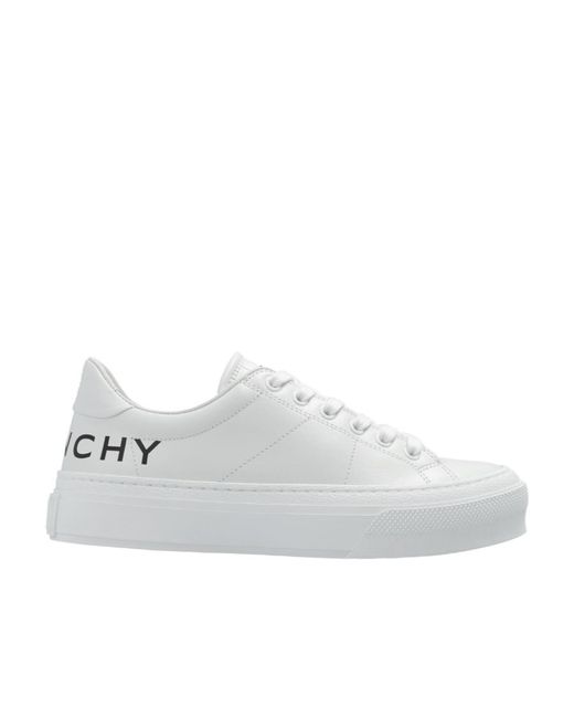 Givenchy White City Sport Low-Top Sneakers