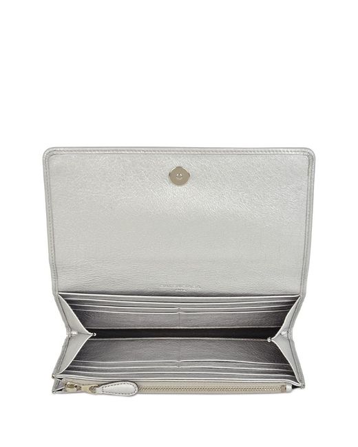 Balenciaga Gray Logo Wallet