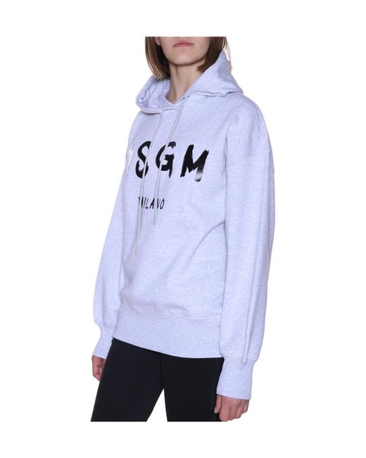 MSGM Blue Logo Sweater