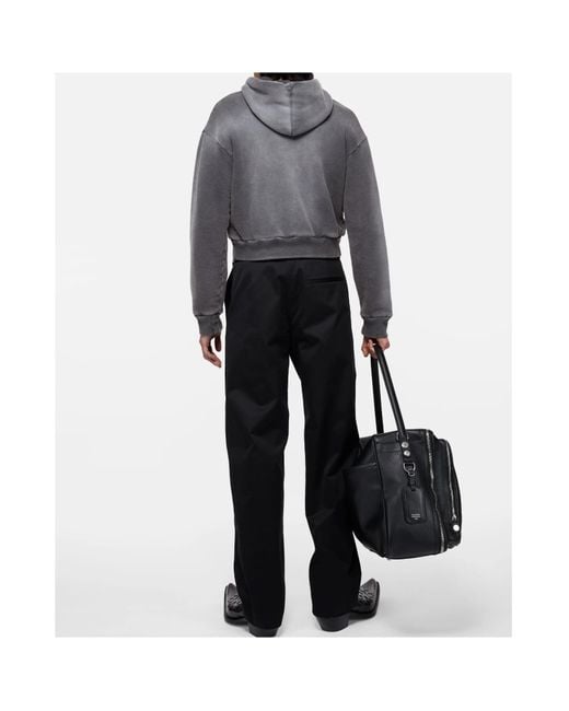 Acne Gray Sprayed Zip Hoodie for men