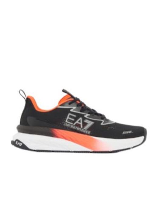 EA7 Blue Mesh Logo Running Shoes for men