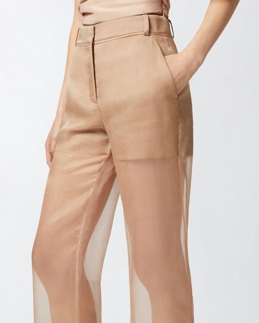 Pinko Natural Straight Trousers