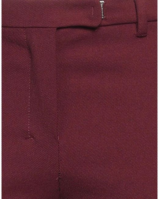 Max Mara Purple High-Waisted Bootcut Cropped Trousers
