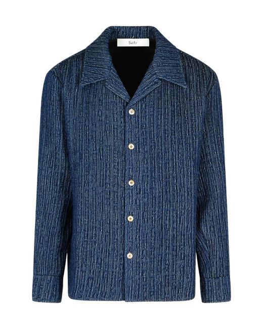 Séfr Blue Long Sleeve Shirt for men