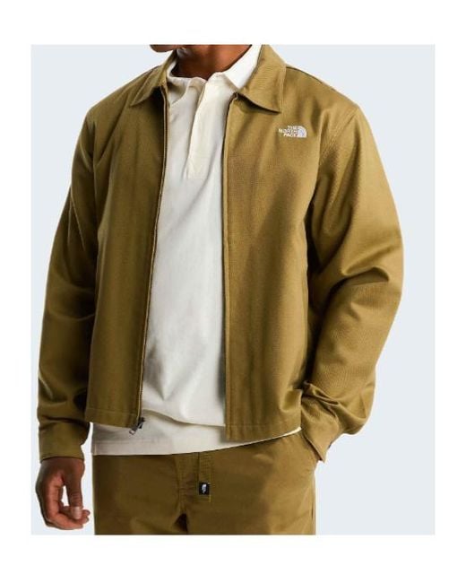 The North Face Green Button Cotton Jacket for men