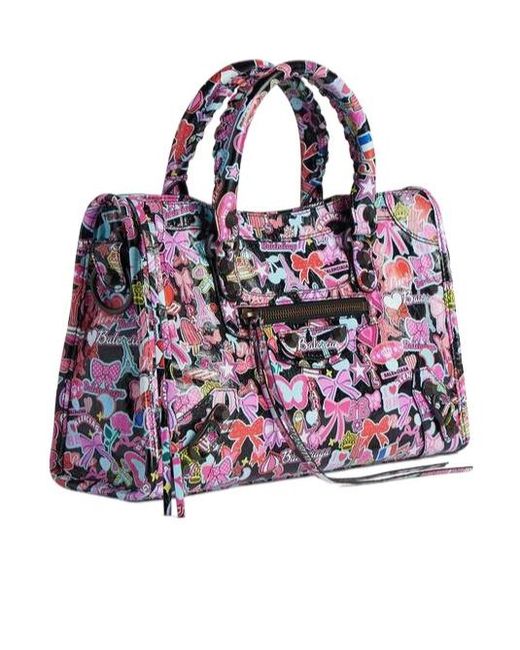 Balenciaga Purple Le City Bag Small