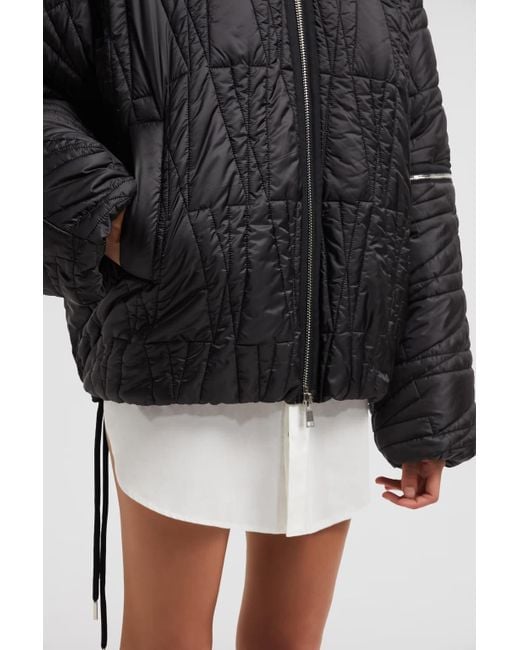 Moncler Black X Willow Smith Haissa 2-In-1 Short Down Jacket