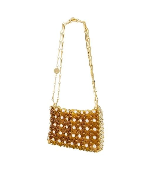 Rabanne Metallic Rabanne 1969 Nano Chain Shoulder Bag
