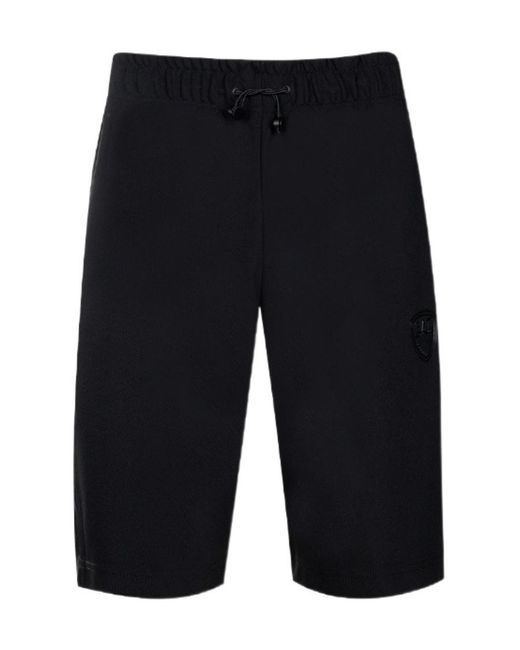 EA7 Blue Lace Up Shorts for men