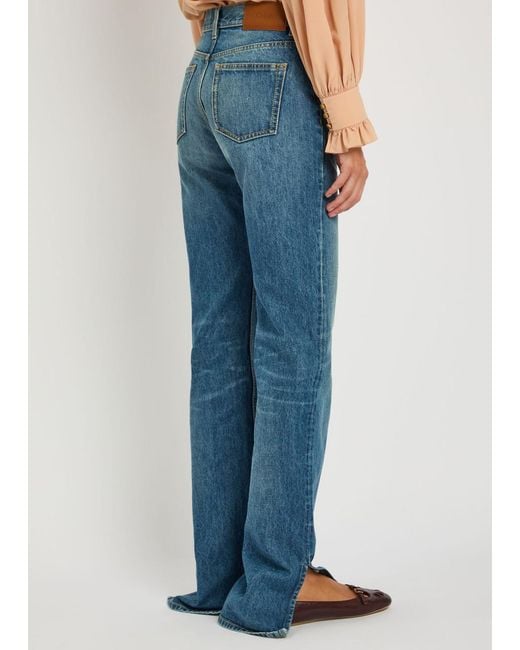 Chloé Blue Slim Straight-Leg Jeans
