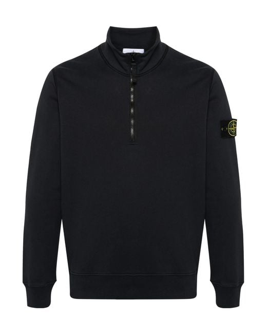 Stone Island Blue Compass Hoodie for men