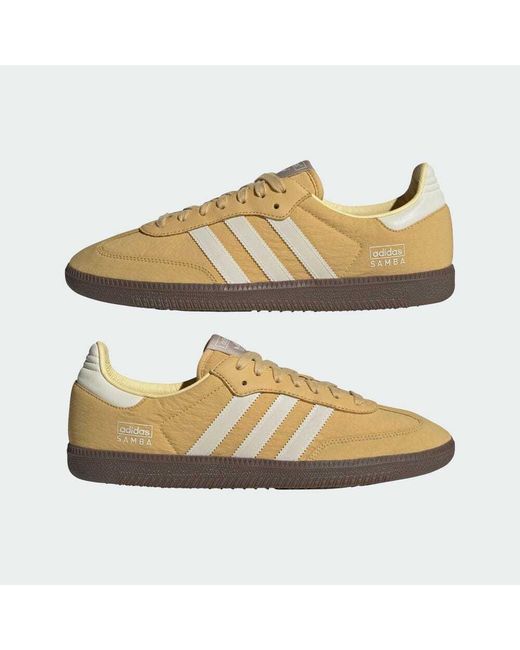 Adidas Originals Brown Samba Og Low-Top Sneakers for men