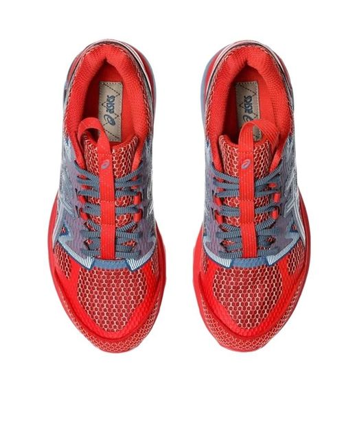 Asics Red Us4-S Gel-Terrain Lace-Up Sneakers for men
