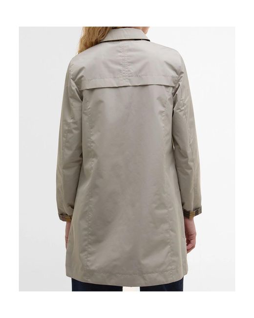 Barbour White Babbity Reversible Showerproof Jacket