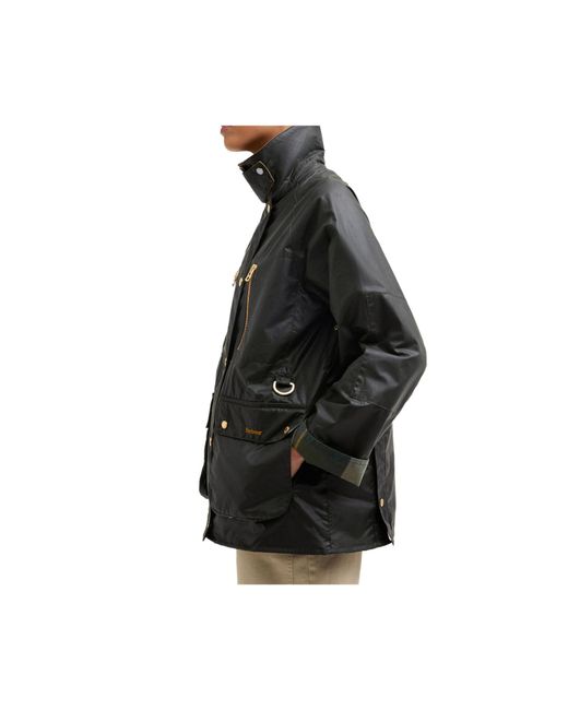 Barbour Black Argill Waxed Jacket