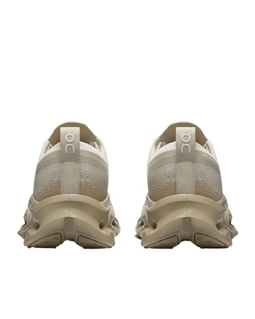 On Shoes Gray Round-Toe Sneakers