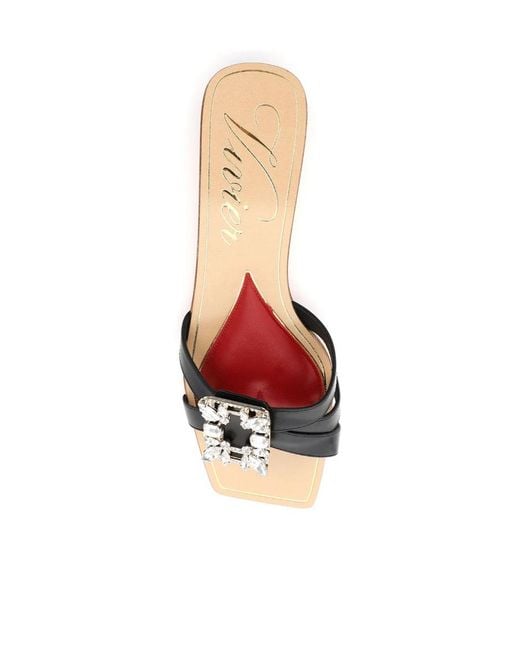 Roger Vivier White Logo Flip-Flops