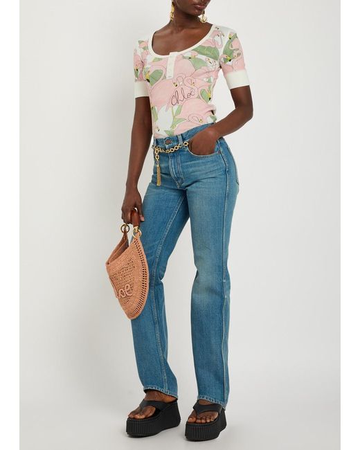Chloé Pink Cotton Top