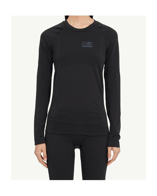 MM6 MAISON MARGIELA X SALOMON Black Mm6 X Salomon Baselayer Top