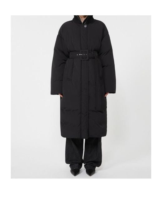 Sportmax Black Casarsa Belted Long Coat