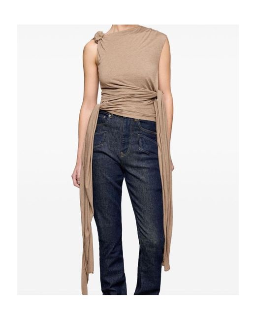Ganni Natural Top