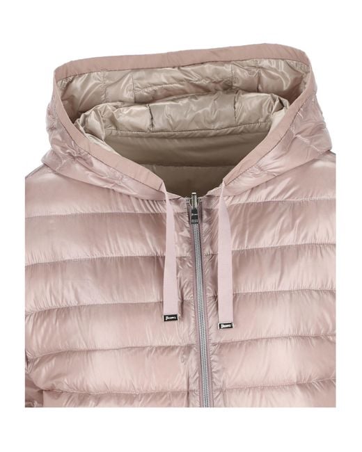 Herno Multicolor Zip-Up Drawsting Reversible Jacket
