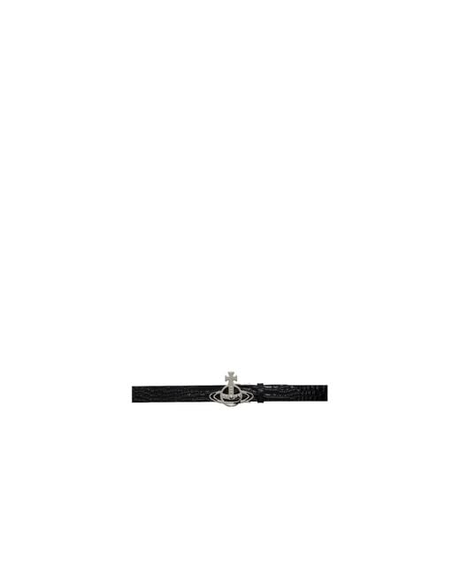 Vivienne Westwood White Embossed Belt