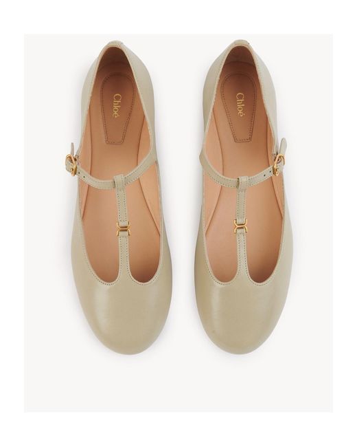 Chloé White Chloé Marcie Ballet Flats