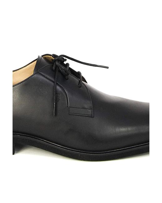 Tod's Black Logo Details Business Casual Shoes for men