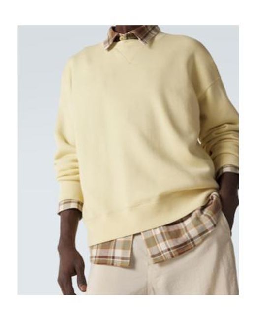 Visvim Natural Jumbo Wool And Cotton Sweatshirt for men