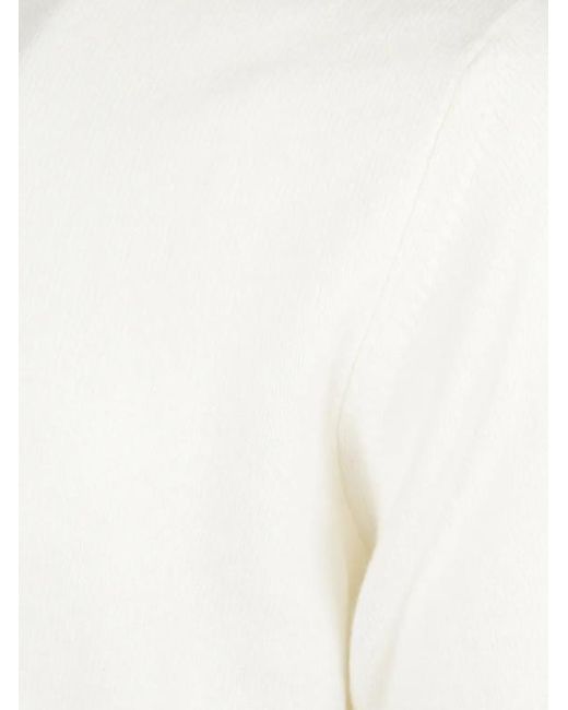 Eleventy White Mock-Neck Sweater for men