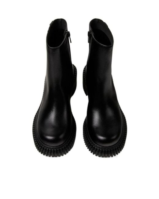 Camper Black 70Mm Pix London Ridged-Sole Boots