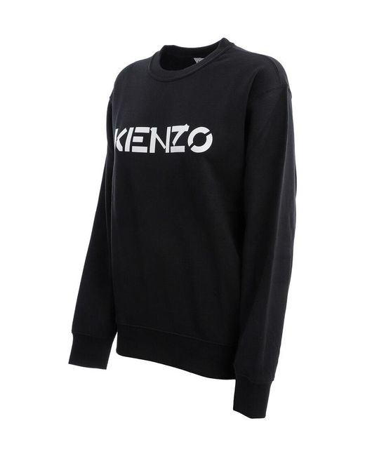 KENZO Black Logo Printed Sweatshirt