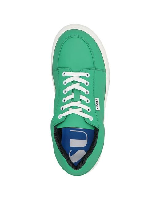 Sunnei Lace-Up Low-Cut Sneakers in Green for Men | Lyst