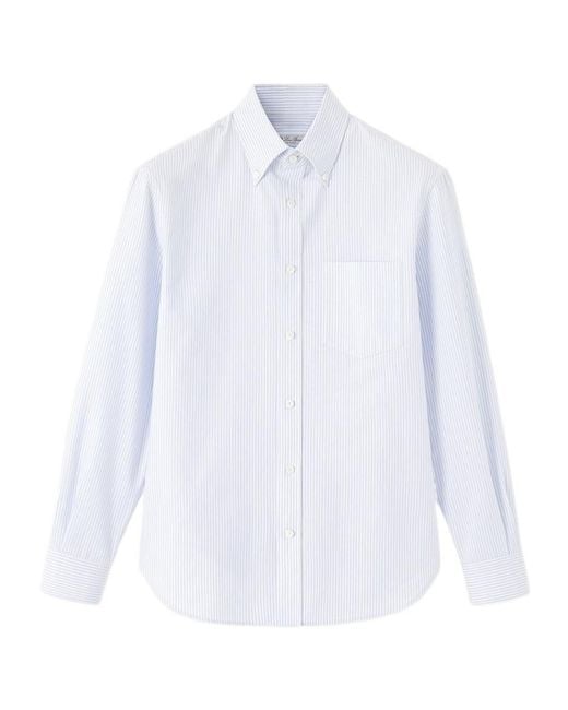 Loro Piana White Elia Shirt for men