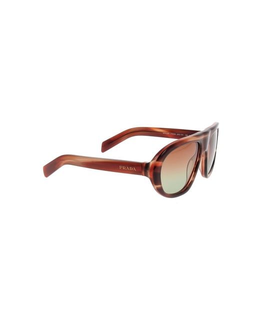 Prada Multicolor Eyewear Oversized Pilot Sunglasses