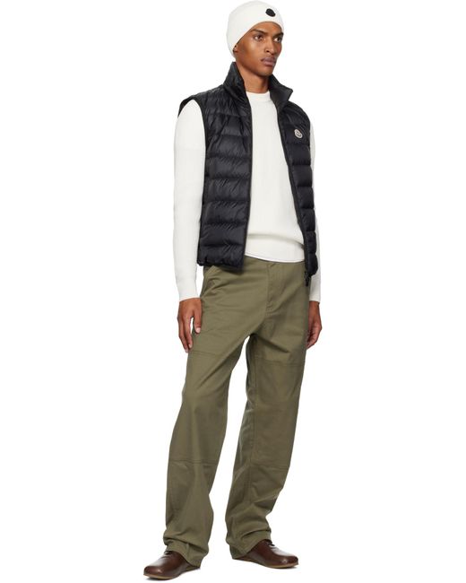 Moncler Black Rocoque Down Vest for men
