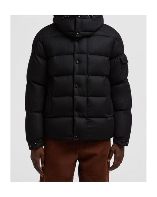 Moncler Black Vezere Padded Jacket for men