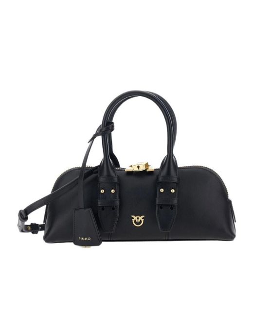 Pinko Black Small Escape Bowling Bag