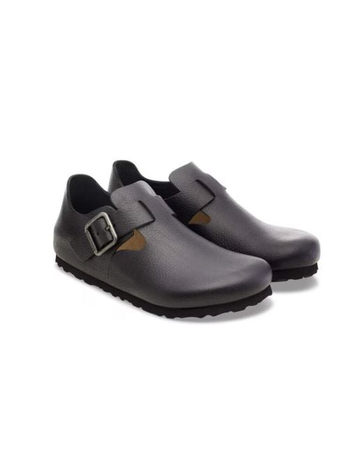 Birkenstock Brown London Wire Buckle Loafers for men