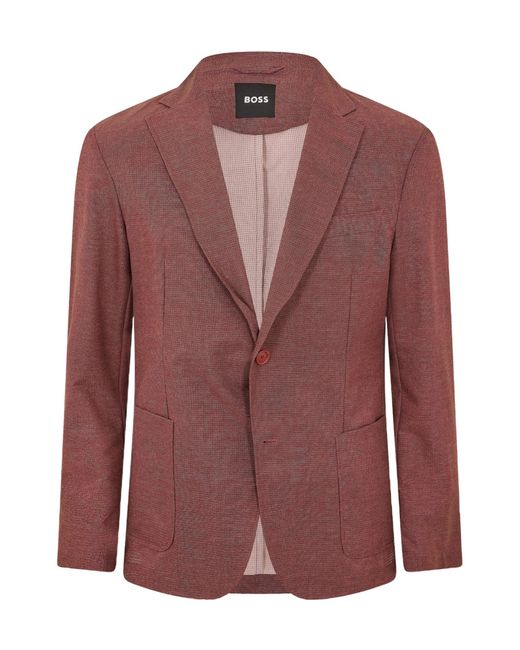 Boss Red Single-Breasted Blazer for men
