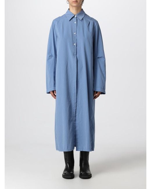 Our Legacy Blue Machine Longline Shirt Dress