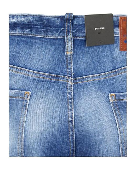 DSquared² Blue Jeans With Belt Loops for men