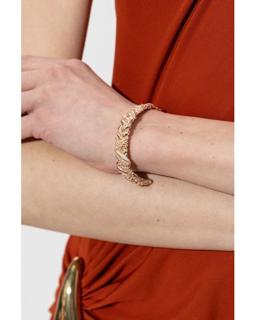 Bottega Veneta White Logo Bracelet