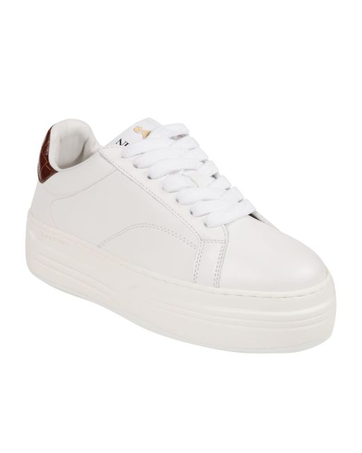 Lanvin White Round Head Low-Cut Casual Shoes