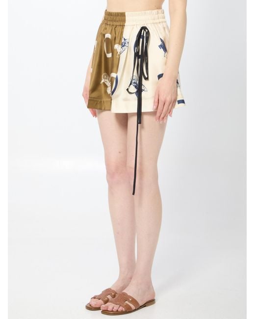 Céline White Shorts Pyjama