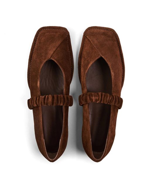 Alohas Brown Lauton Ballet Shoes