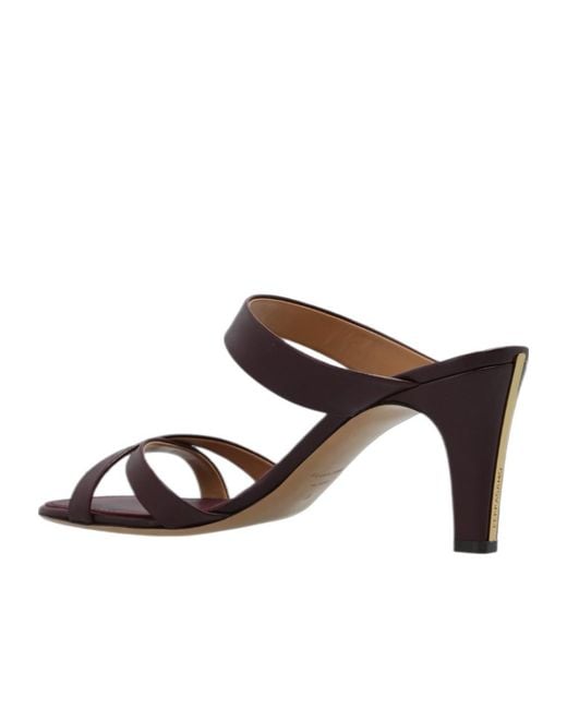 Ferragamo Brown Tami High-Heeled Sandals