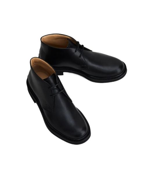 Tod's Blue Lace-Up Ankle Boots for men