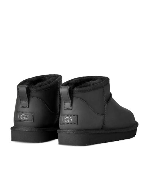 Ugg Black Classic Ultra Mini Boots